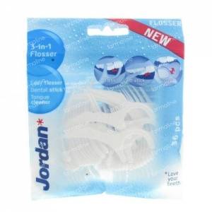 Jordan 3-in-1 Flosser Pvc 36 St