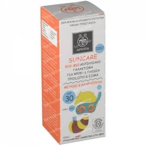 Apivita Sun Cream Bio-Eco Babies & Kids SPF30 100 ml bottle