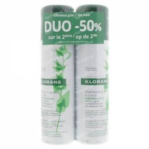 Klorane Dryshampoo Nettle Duo Promo 2x150 ml spray