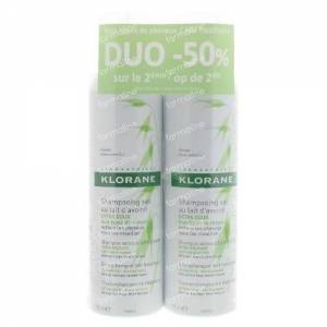 Klorane Gentle Dry Shampoo With Oat Extract Duo Promo 300 ml spray