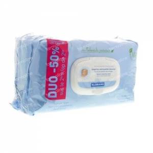 Klorane Baby Duo Cleaning Wipes Biodegradable 140 St