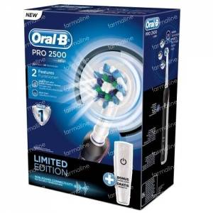 Oral B Professional Care 2500 Cross Action Black Toothbrush Limited Edition 1 St