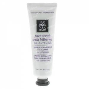 Apivita Brightening Face Scrub Bilberry 50 ml tube