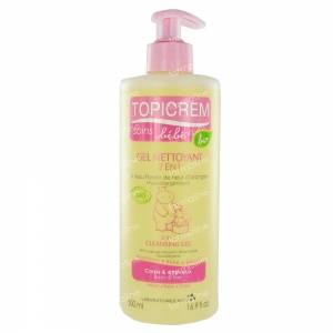 Topicrem 2-in-1 Cleansing Gel Organic Baby Care 500 ml