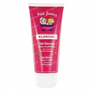 Klorane Petit Junior Showergel Raspberry 200 ml