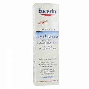 Eucerin Droge Huid Hyal Urea Cr A/Wrinkle Eyes 15 ml