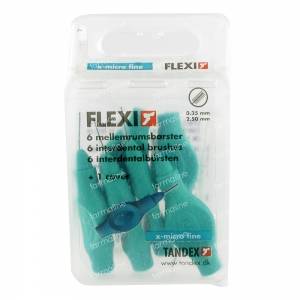 Flexi Brush Turquoise Extra Micro Fine 6 St