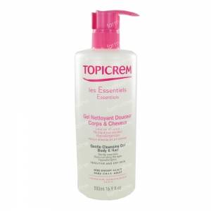 Topicrem Gentle Cleansing Gel Body & Hair 500 ml