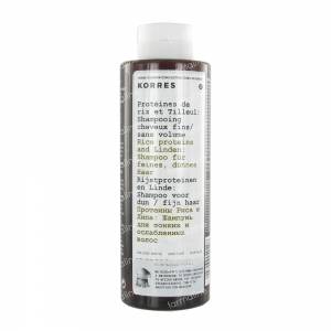 Korres Shampoo Rice Protein & Linden 250 ml