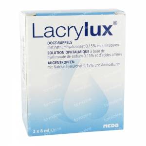 Lacrylux Eye Drops 16 ml vials