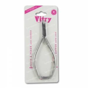 Vitry Classic Skinpincet + Closure Inox 1052F 1 St