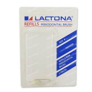 Lactona Toothbrush Period. Refills Straight 5 St