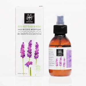Apivita Baby Natural Caring Oil With Calendula & Lavender 150 ml bottle