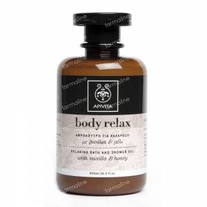 Apivita Body Relax Relaxing Bath & Shower Gel 300 ml bottle