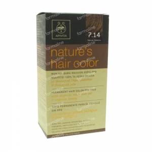 Apivita Natures Hair Color N7.14 Ash Coppery 1 St