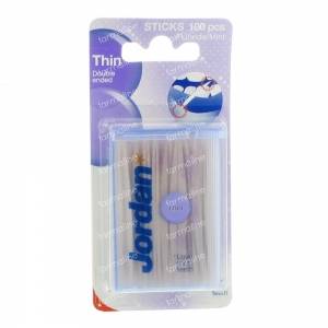 Jordan Dental Stick Thin Fluoride 100 items
