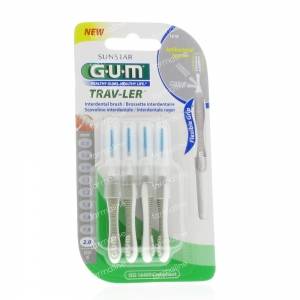 Gum Trav-Ler Interdent 2.0mm 4 items