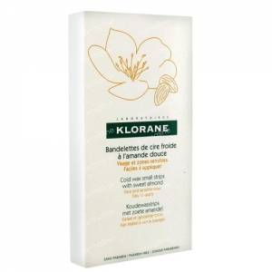 Klorane Hair Removal Cold Wax Strips Face & Sensitive Zones 6 ml