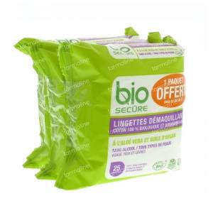 Bio Secure Cleansing Wipes 3x25 2+1 Free 75 St