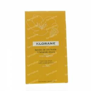 Klorane Cold Wax Strips Legs 6 St