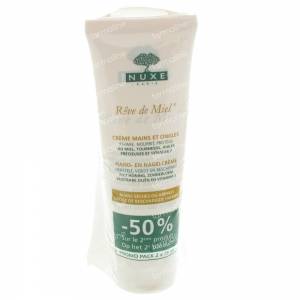 Nuxe Ràªve De Miel Hand & Nail Cream 2x75ml 150 ml tubes