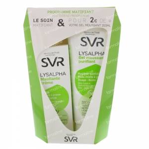 Lysalpha Mattifying Cream + Gel Moussant 240 ml cream