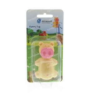 Miradent Funny Animals Pig Holder Toothbrush 1 St