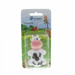 Miradent Funny Animals Cow Holder Toothbrush 1 St