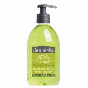 Le Comptoir Du Bain Traditional Marseille Soap Lemon-Mint 500 ml