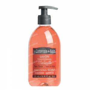 Le Comptoir Du Bain Savon Traditional Marseille Soap Orangeblossom 500 ml