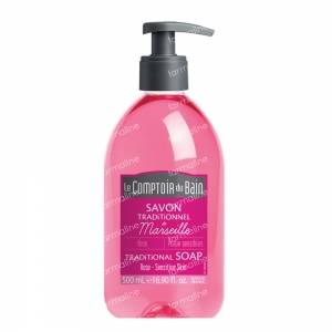 Le Comptoir Du Bain Traditional Marseille Soap Rose 500 ml