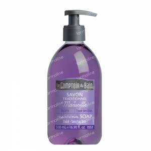 Le Comptoir Du Bain Traditional Marseille Soap Violet 500 ml