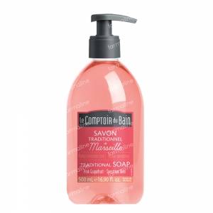 Le Comptoir Du Bain Savon Traditional Marseille Soap Pink Grapefruit 500 ml