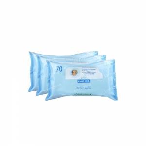 Klorane Baby Gentle Cleansing Wipes Tripack 210 St