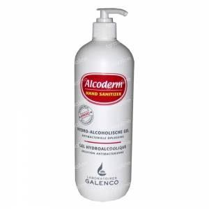 Alcoderm Hand Disinfectant Alcoholgel 600 ml
