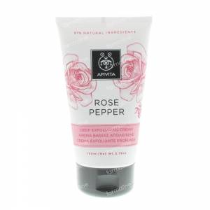 Apivita Deep Exfoliating Cream Rose Pepper 150 ml tube