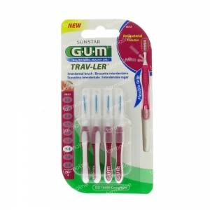 Gum Trav-Ler Interdent 1.4mm 4 items