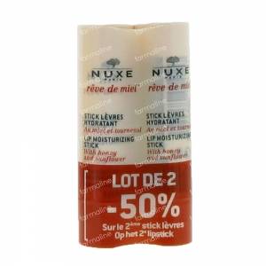 Nuxe Ràªve de Miel Hydrating Lipbalm DUO 2nd -50% Off 4 g stick