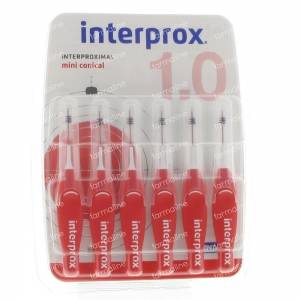 Interprox Premium Interdental Brush Mini Conical Red 2-4mm 6 items