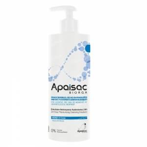 Apaisac Biorga Cleansing Milk 24 h Hydrating 400 ml