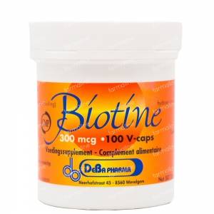 Deba Pharma Biotine 300mcg 100 St capsules