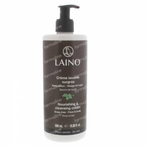 Laino Wascreme Overvet Karite Boter Pompfles 500 ml