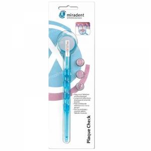 Miradent Plak Check With Mouth Mirror 3 St tablets