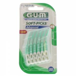 Gum Soft-Picks Toothpicks Regular 650 30 items