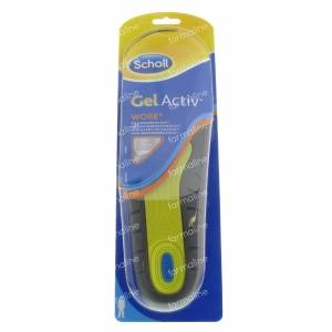 Scholl Gelactiv Insole Man Work 1 St pair