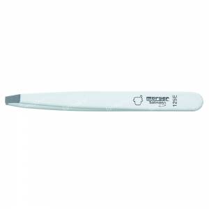 Mà¶rser White Tweezers Curved Point 1