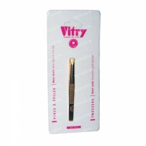 Vitry Prestige Epilation Tweezer Cant Inox 4016 1 St