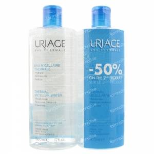 Uriage Micellar Water Thermal Normal & Dry Skin Duo Promo 1000 ml