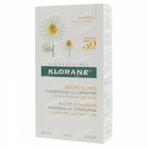Klorane Shampoo Chamomile Shiny Gold Gloss 200 ml