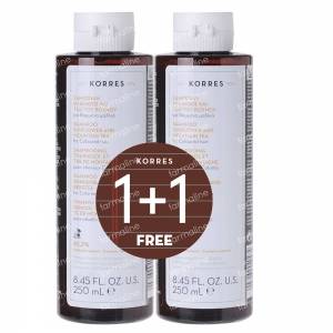 Korres Shampoo Sunflower & Tea 1+1 250 ml